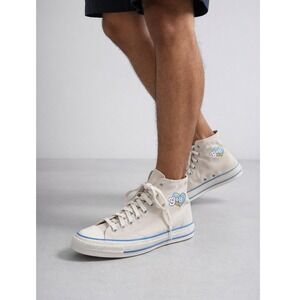 Converse Chuck Taylor All Star High Golf Wang Parchment Polka Dot Mens 8 Sneaker